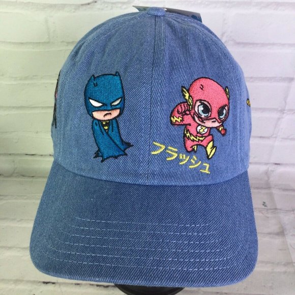 DC Super Friends Justice League Embroidered Hat - Picture 2 of 7